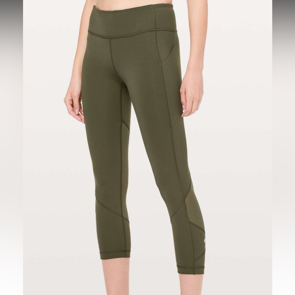 Lululemon Pace Rival Crop *Full-On Luxtreme 22"